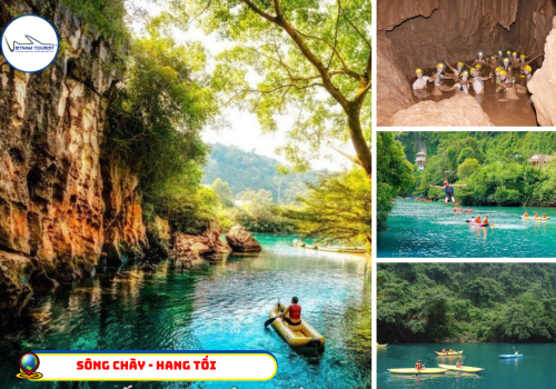 TOUR KHÁM PHÁ ĐỘNG PHONG NHA - SÔNG CHÀY HANG TỐI 1 NGÀY
