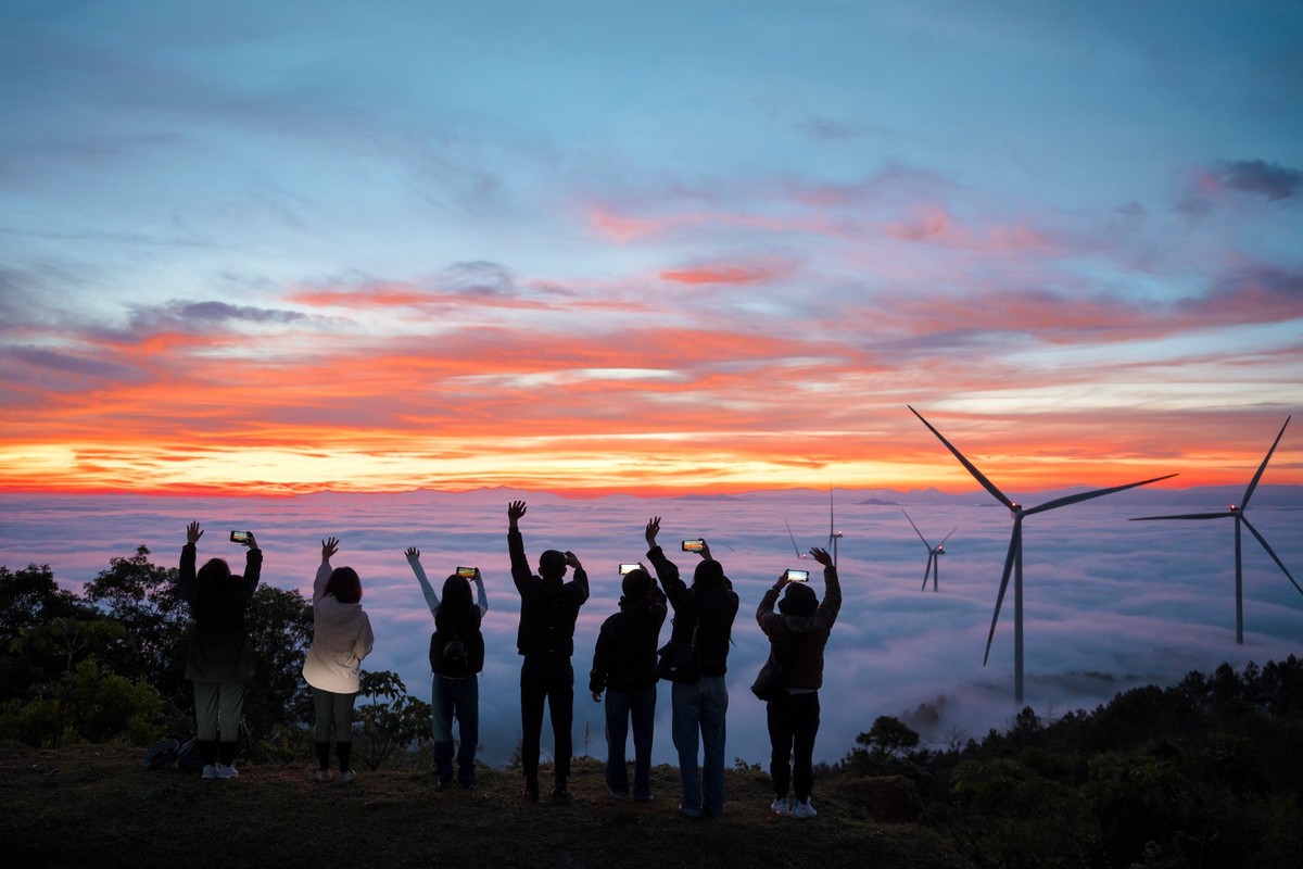 Điện gió Amaccao là địa điểm check-in được giới trẻ yêu thích thời gian gần đây