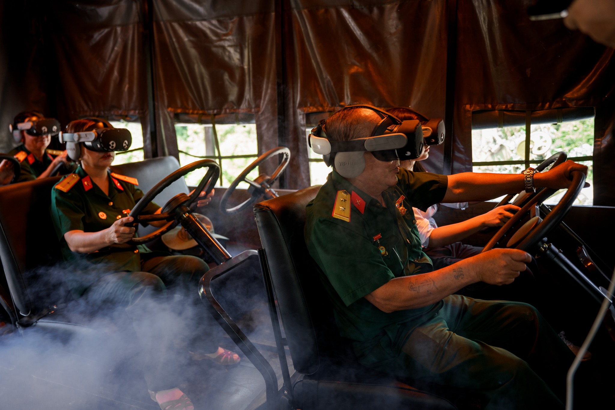 Hang Chỉ Huy áp dụng công nghệ thực tế ảo VR360 để tái hiện bối cảnh chiến tranh tại Trường Sơn